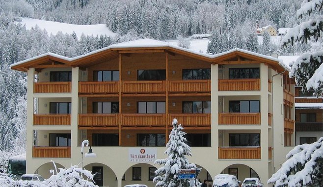 Südtiroler Wirtshaushotel Alpenrose - Winter Ansicht