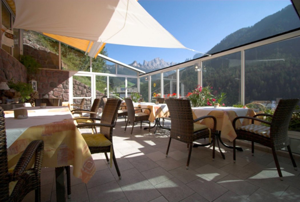 terrasse with view to the Catinaccio - Domites - Edelweiss - Tires