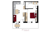 Appartement MORGENRAST (ca. 39 m² / 2 Räume / 2 - 4 Personen)