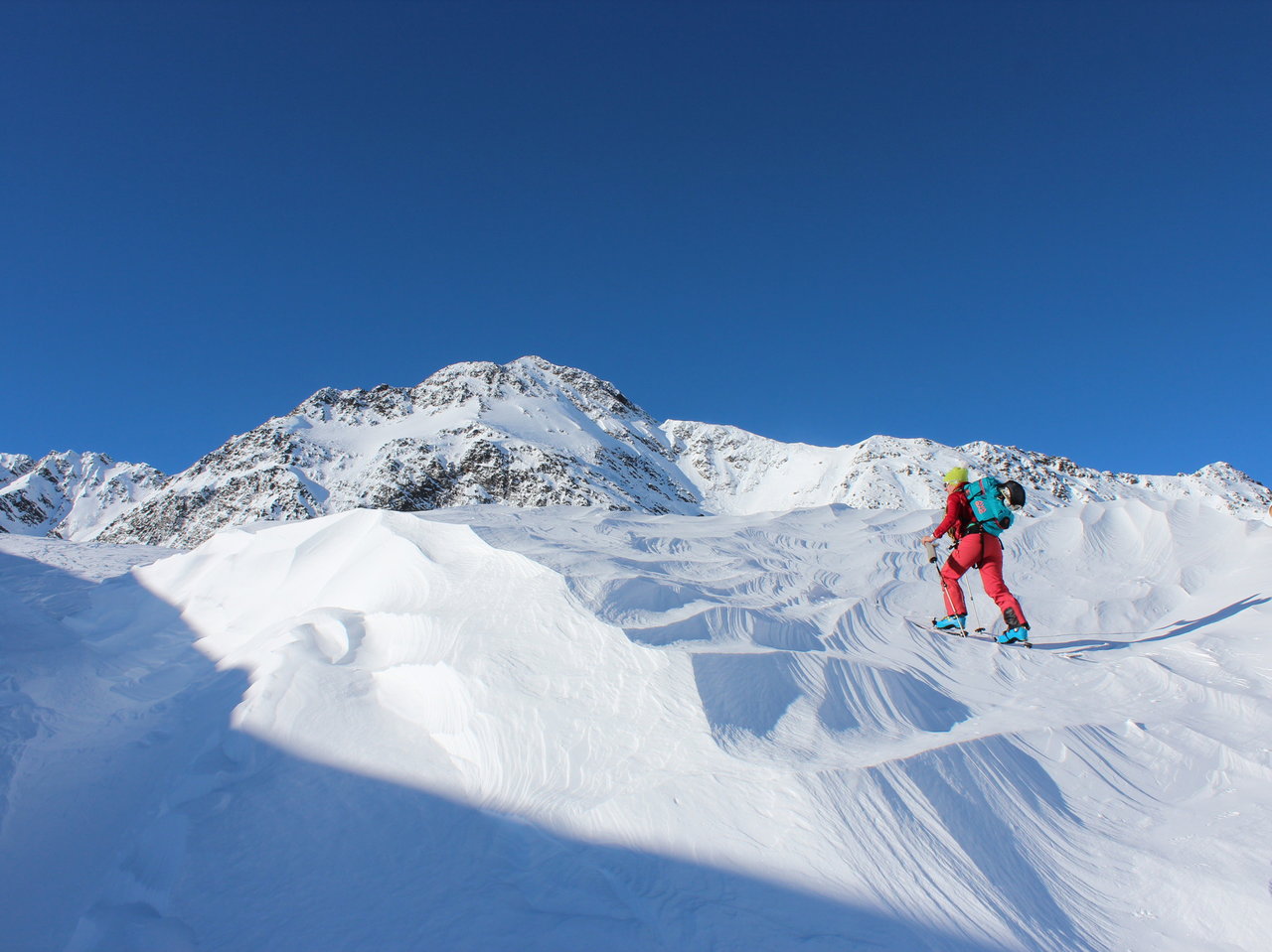 Ski tour Banker Joch Passeiertal Valley