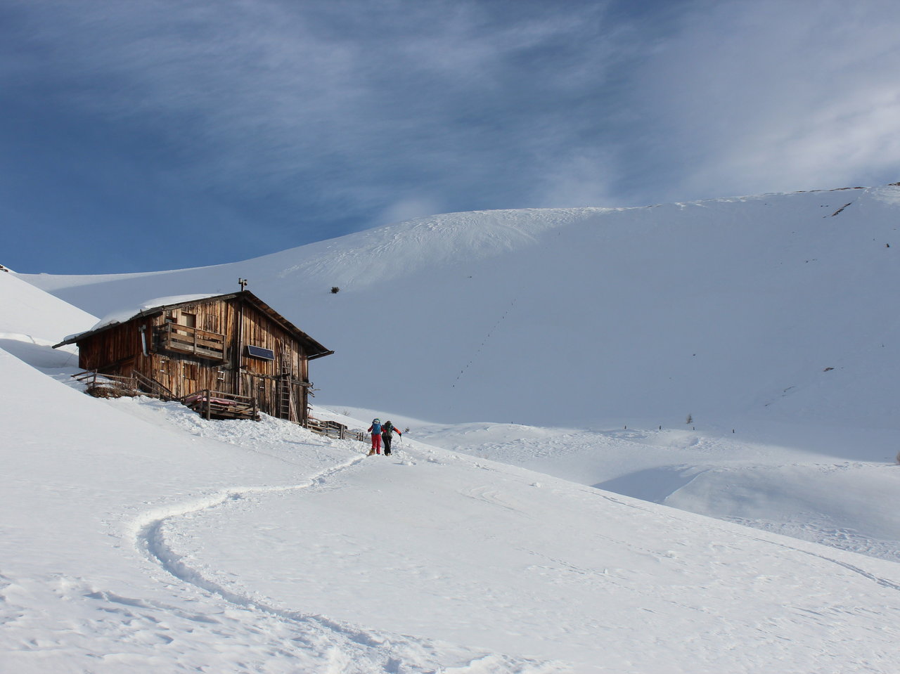 Ski tour Passeiertal Valley South Tirol Italy