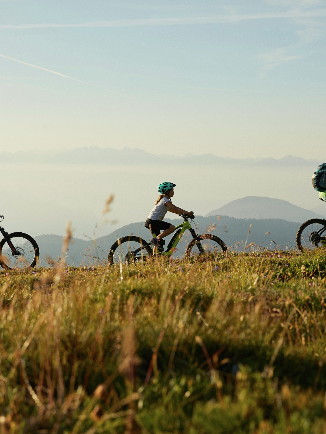 Mountain biking in the area of Passeiertal Valley/ South Tirol