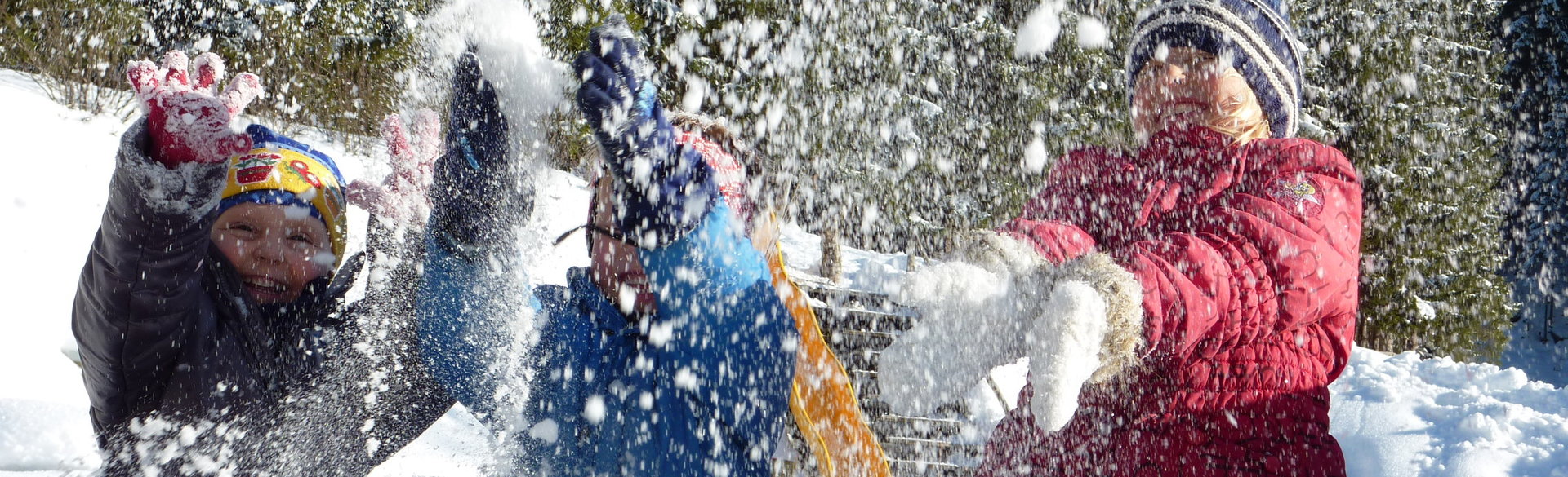 Residence Bannwald inverno dolomiti bambini neve giocare