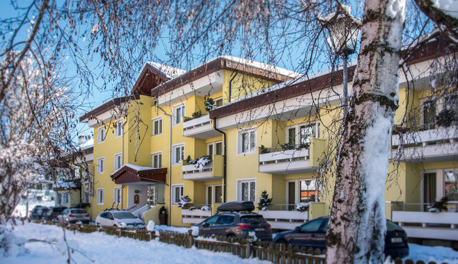 Hotel Baranci - Außenansicht Winter
